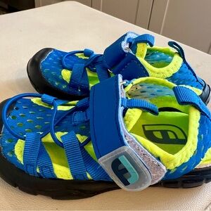 Toddler Kids Blue and Green Water Shoes